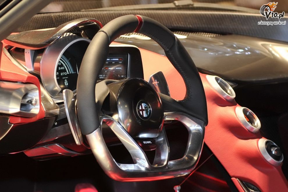 Alfa Romeo 4C Concept na targach w Genewie