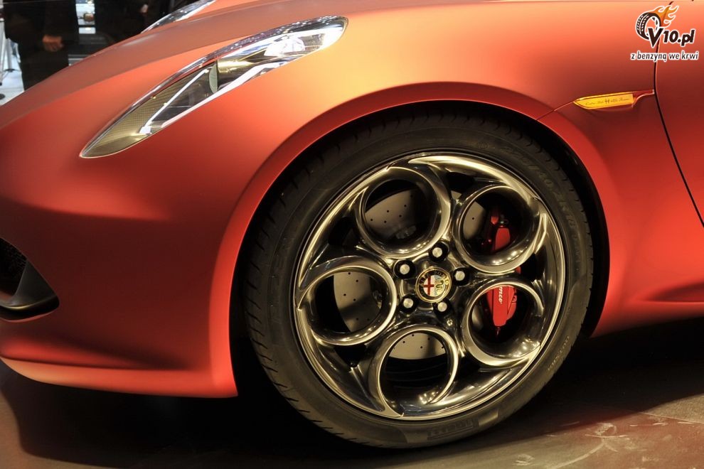 Alfa Romeo 4C Concept na targach w Genewie