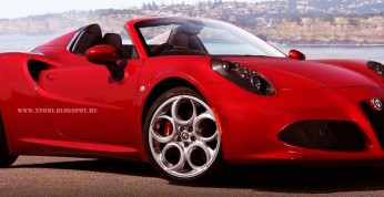 Alfa Romeo 4C Spider - prawdopodobnie już niebawem na rynku