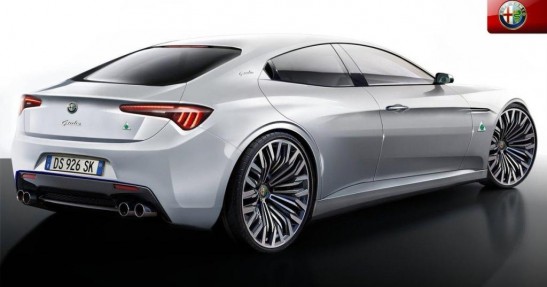 Alfa Romeo Giulia - wizualizacja