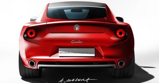 Alfa Romeo Giulia - wizualizacja