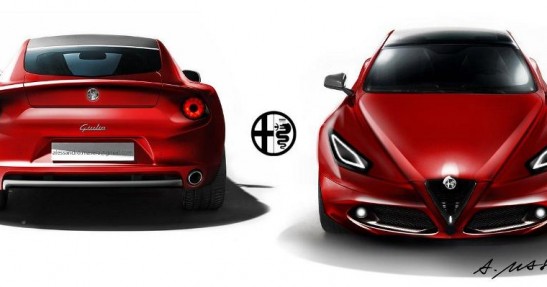 Alfa Romeo Giulia - wizualizacja