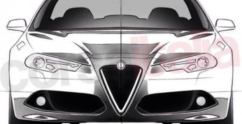 Alfa Romeo Giulia na nowych szkicach