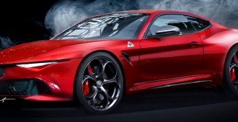 Piękna Alfa Romeo Coupe na wizualizacji