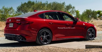 Alfa Romeo Giulia Fastback na wizualizacji