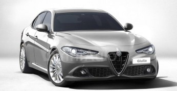 Alfa Romeo Giulia w standardowej wersji - wizualizacja