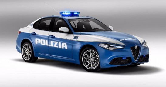 Auta włoskiej policji
