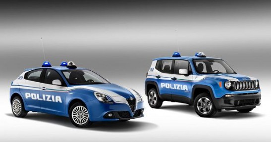 Auta włoskiej policji