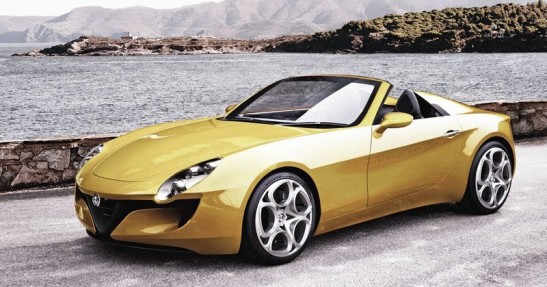 Alfa Romeo Spider - wizualizacja