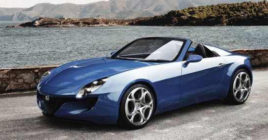 Alfa Romeo Spider - wizualizacja