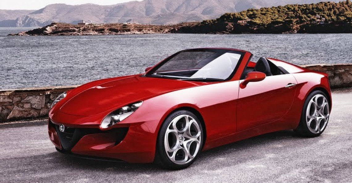 Alfa Romeo Spider - wizualizacja