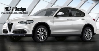 Alfa Romeo Stelvio na wizualizacji
