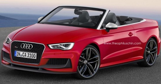 Audi RS3 Cabrio - wizualizacja