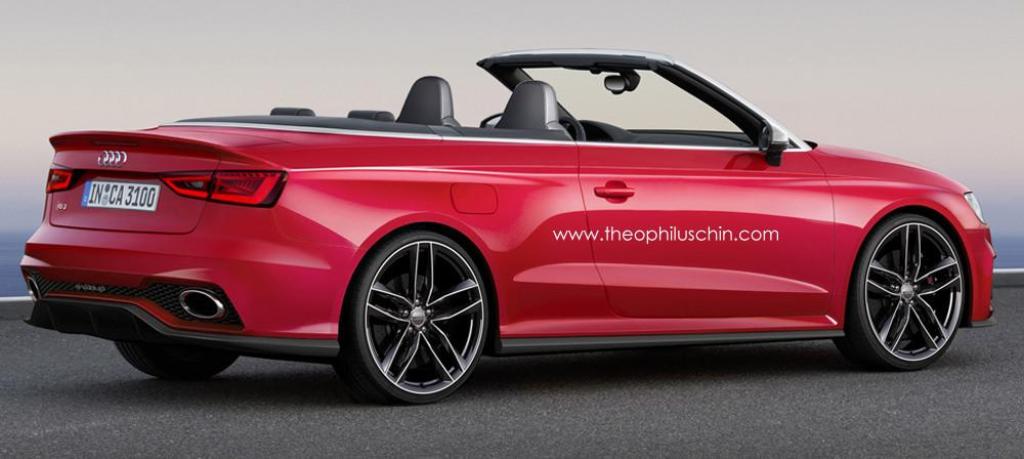 Audi RS3 Cabrio - wizualizacja