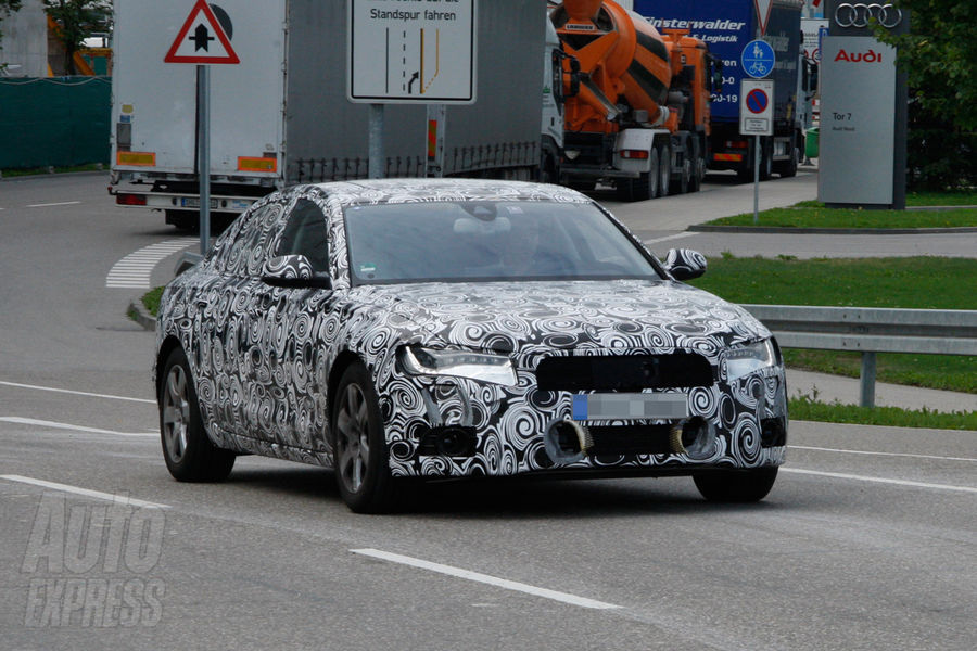 Nowe Audi A6 2011 - zdjcie szpiegowskie