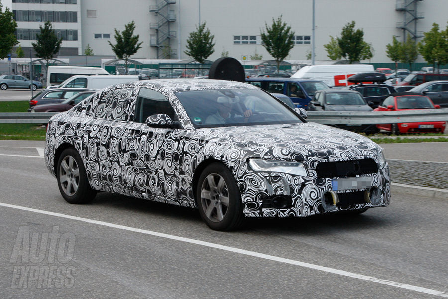 Nowe Audi A6 2011 - zdjcie szpiegowskie