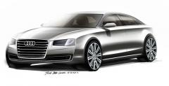 Audi A8 po liftingu - szkice