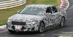 Nowe Audi A8 model 2011 - zdjcie szpiegowskie