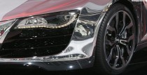 Audi R8 chromowane - Frankfurt Motor Show 2009