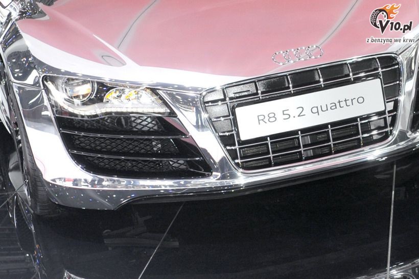 Audi R8 chromowane - Frankfurt Motor Show 2009