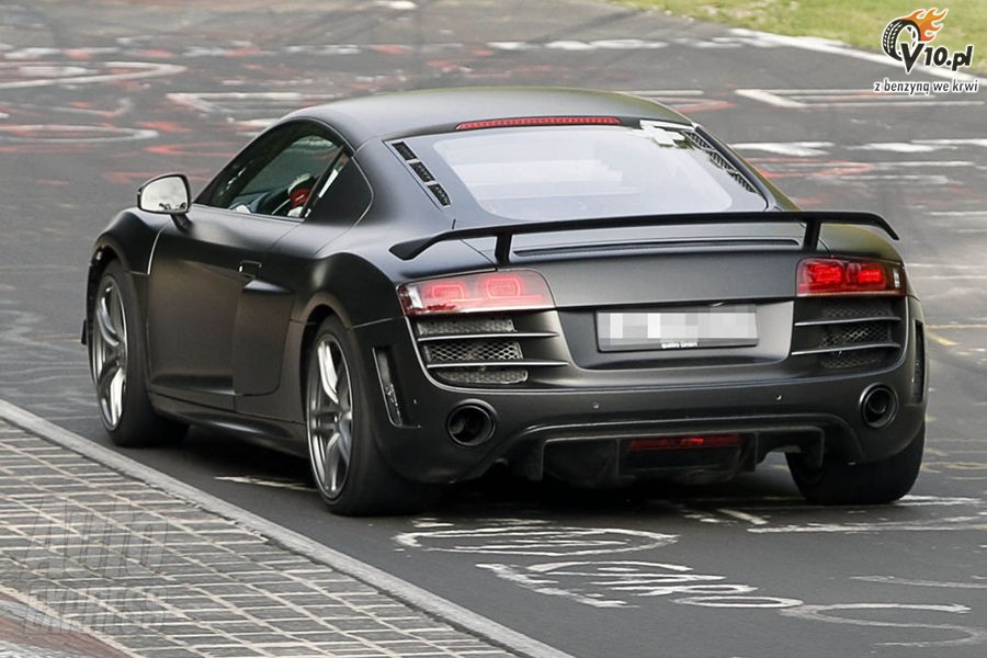 Nowe Audi R8 Clubsport - zdjcie szpiegowskie
