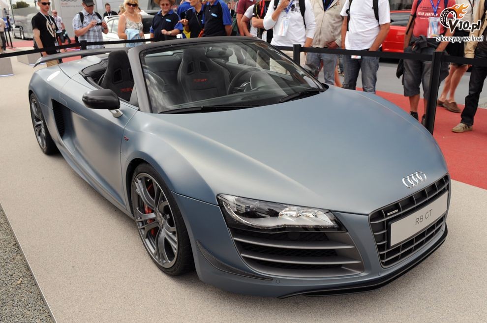 Audi R8 GT Spyder na 2012 rok