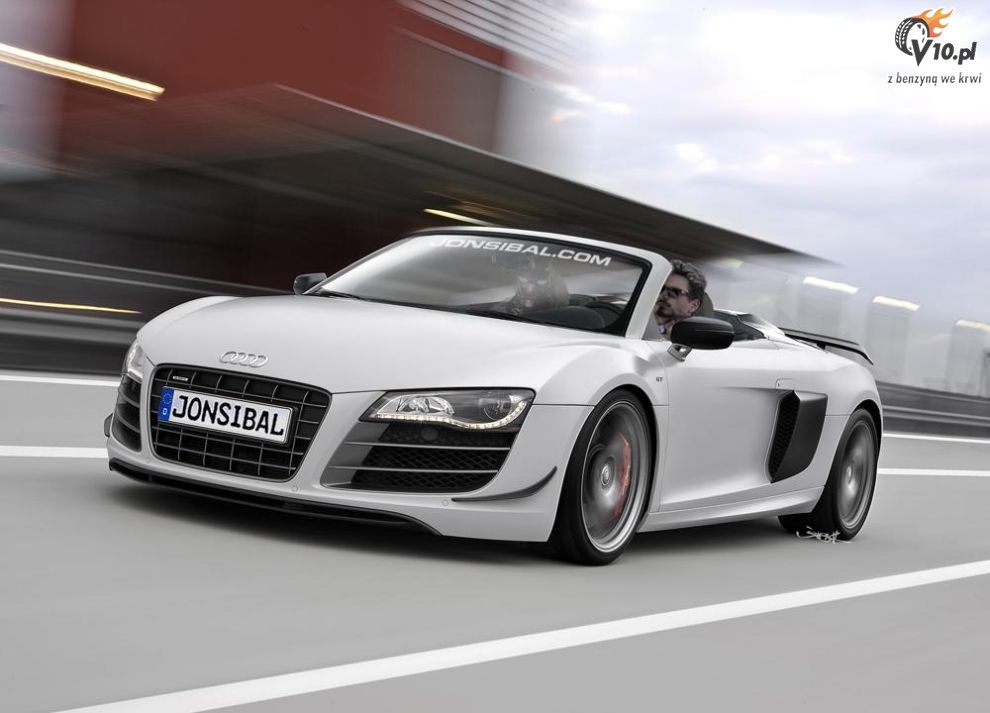 Nowe Audi R8 GT Spyder - wizualizacja