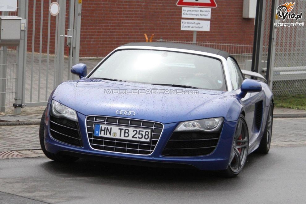 Audi R8 GT Spyder - zdjcia szpiegowskie