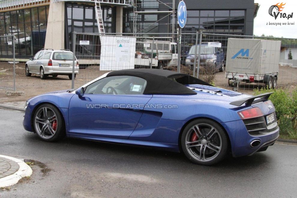 Audi R8 GT Spyder - zdjcia szpiegowskie