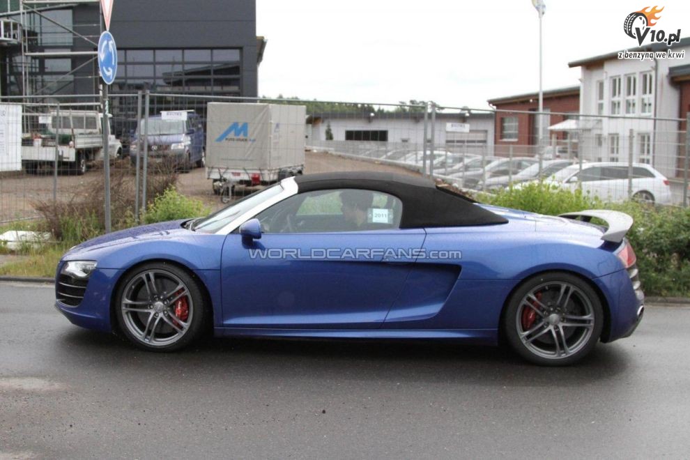 Audi R8 GT Spyder - zdjcia szpiegowskie