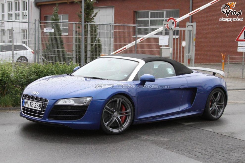 Audi R8 GT Spyder - zdjcia szpiegowskie