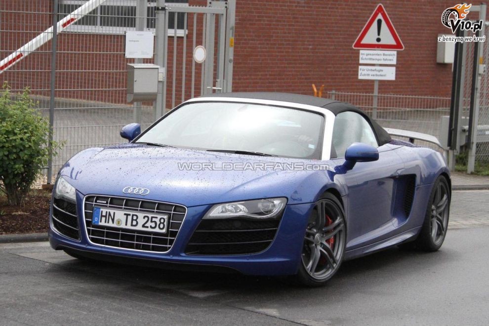 Audi R8 GT Spyder - zdjcia szpiegowskie