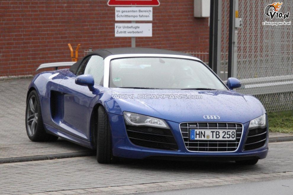 Audi R8 GT Spyder - zdjcia szpiegowskie