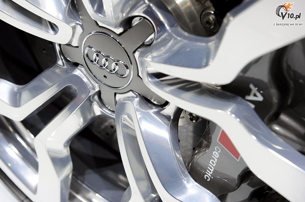Audi R8 V10 na targach w Detroit 2010