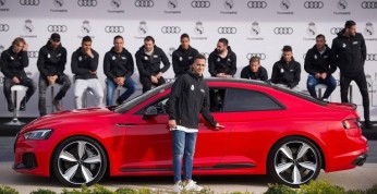 Piłkarze Realu Madryt odebrali kluczyki do nowych Audi