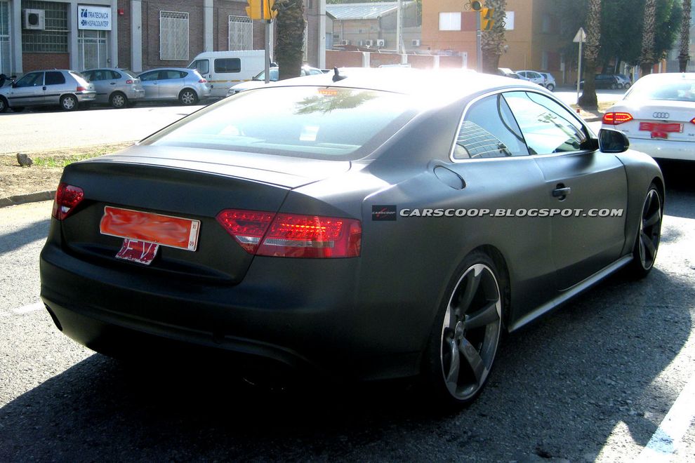 Nowe Audi RS5 Coupe 2010 - zdjcie szpiegowskie