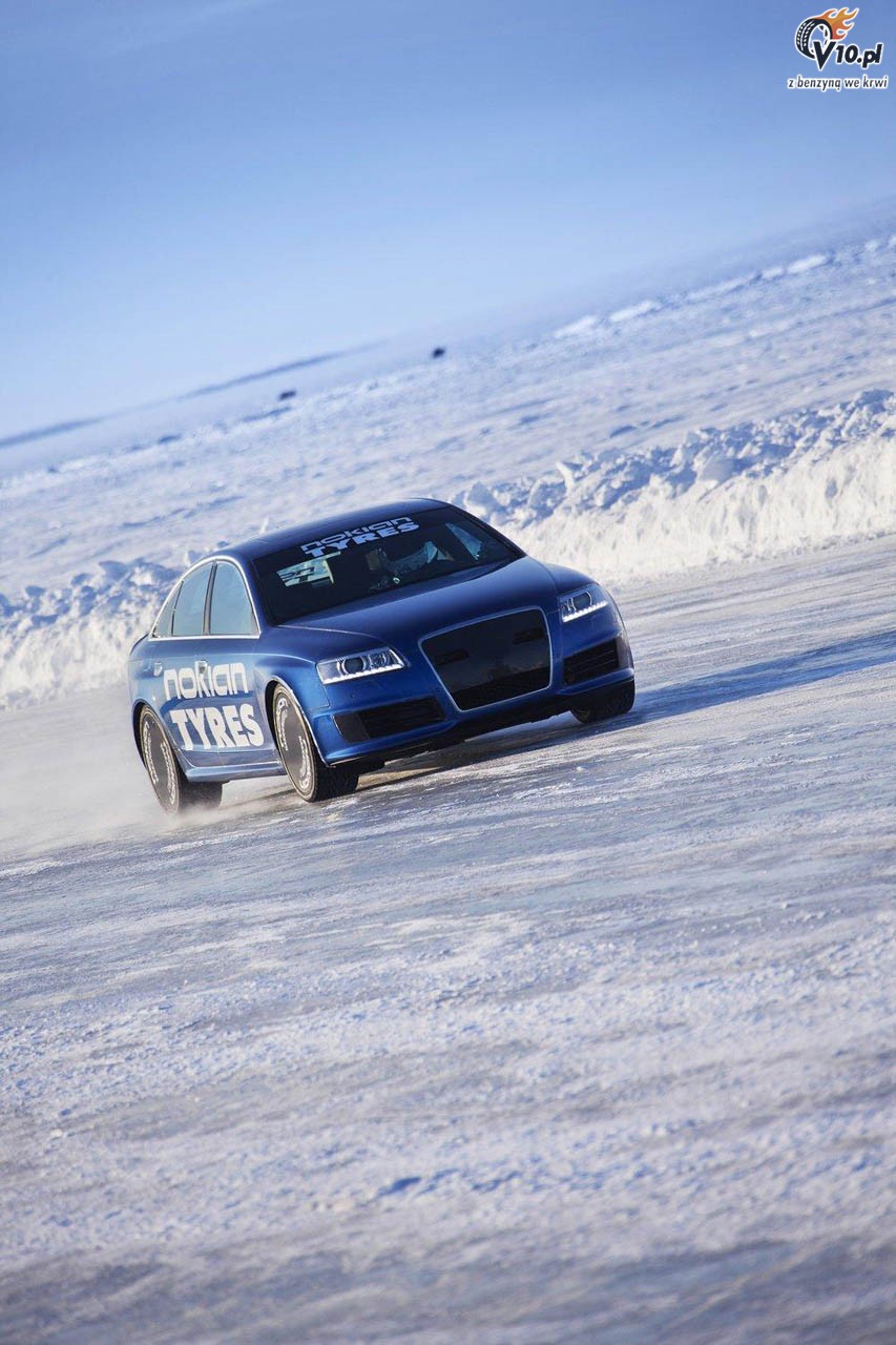 Audi RS6 na oponach Nokian ustanowio kolejny rekord prdkoci na lodzie!