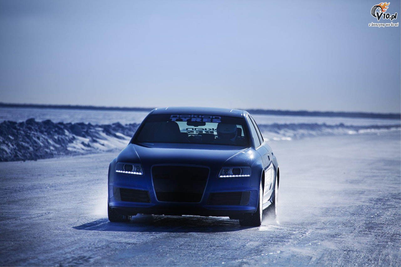 Audi RS6 na oponach Nokian ustanowio kolejny rekord prdkoci na lodzie!
