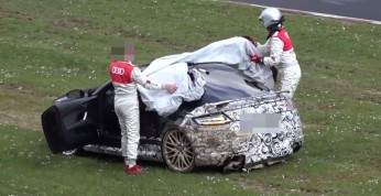 Nowe Audi TT RS zostało rozbite podczas testów na Nurburgringu