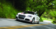 Audi quattro bez kierowcy wjechało na Pikes Peak