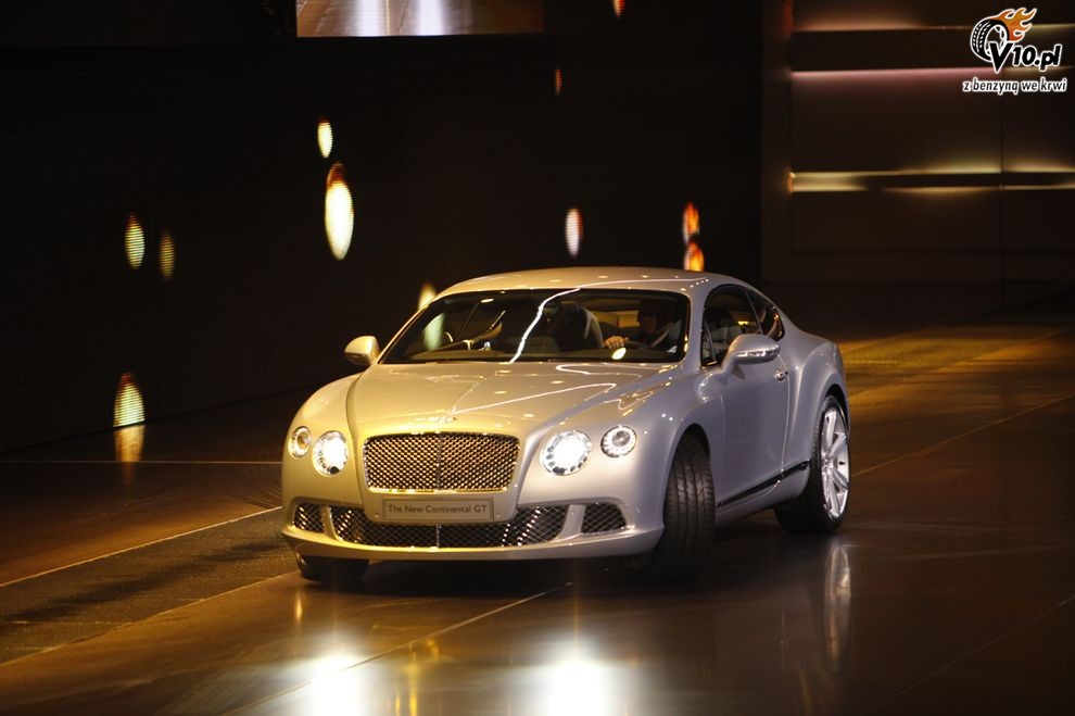 Nowy Bentley Continental GT 2011 - Paris Motor Show 2010
