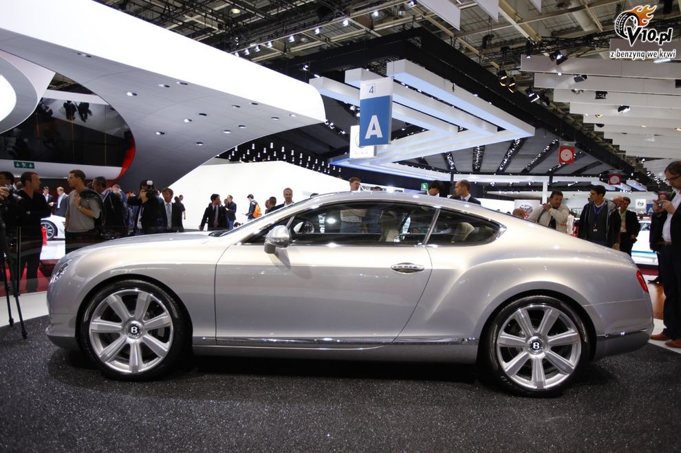 Nowy Bentley Continental GT 2011 - Paris Motor Show 2010