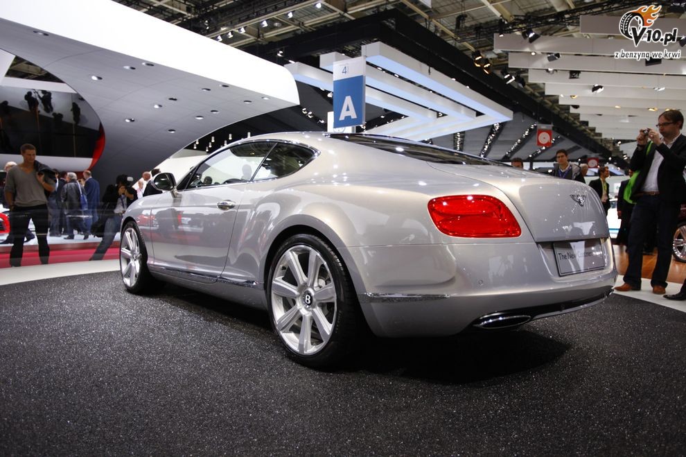 Nowy Bentley Continental GT 2011 - Paris Motor Show 2010