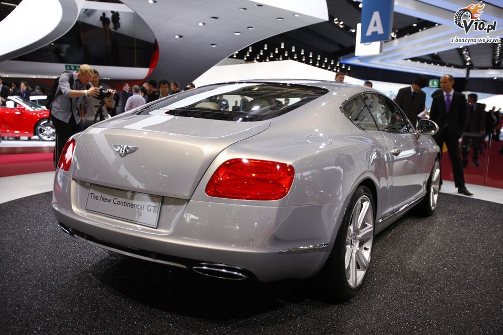 Nowy Bentley Continental GT 2011 - Paris Motor Show 2010