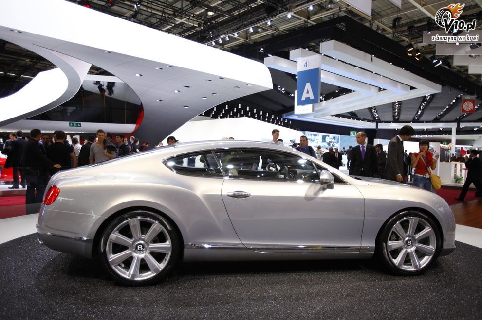 Nowy Bentley Continental GT 2011 - Paris Motor Show 2010