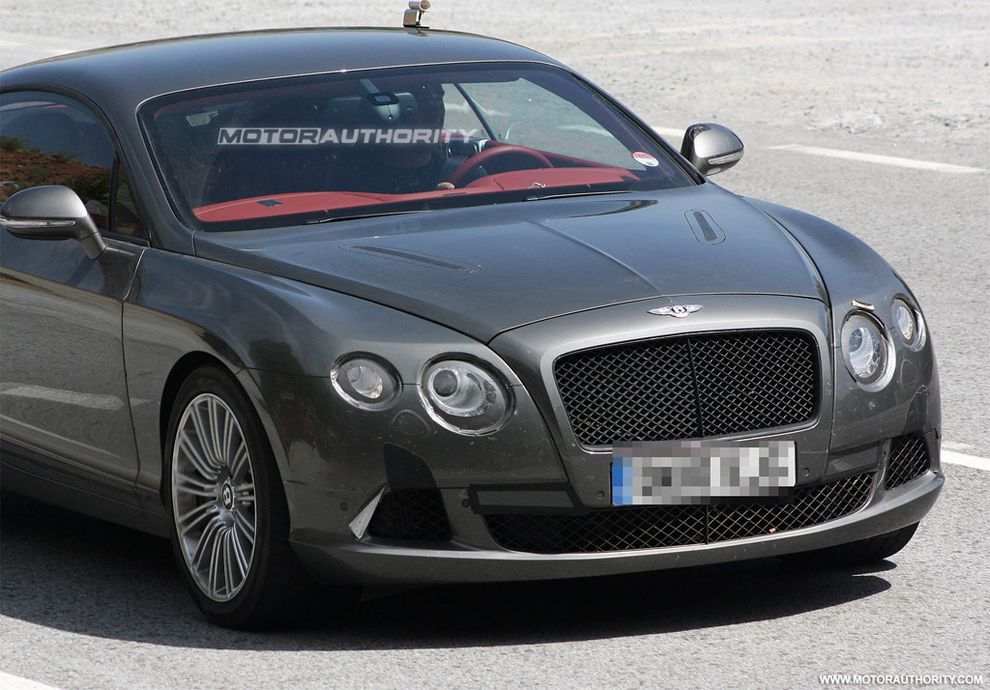 Nowy Bentley Continental GT po face liftingu - zdjcie szpiegowskie