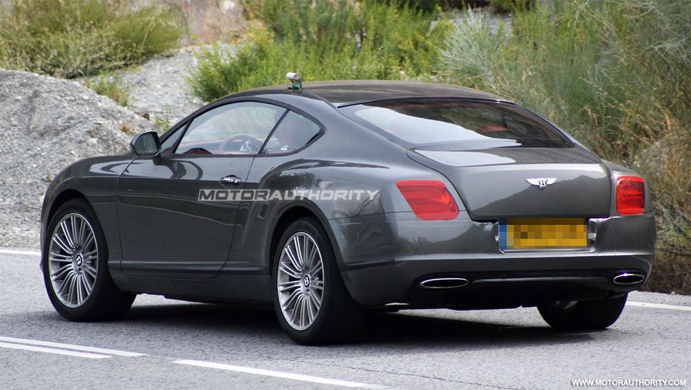 Nowy Bentley Continental GT po face liftingu - zdjcie szpiegowskie