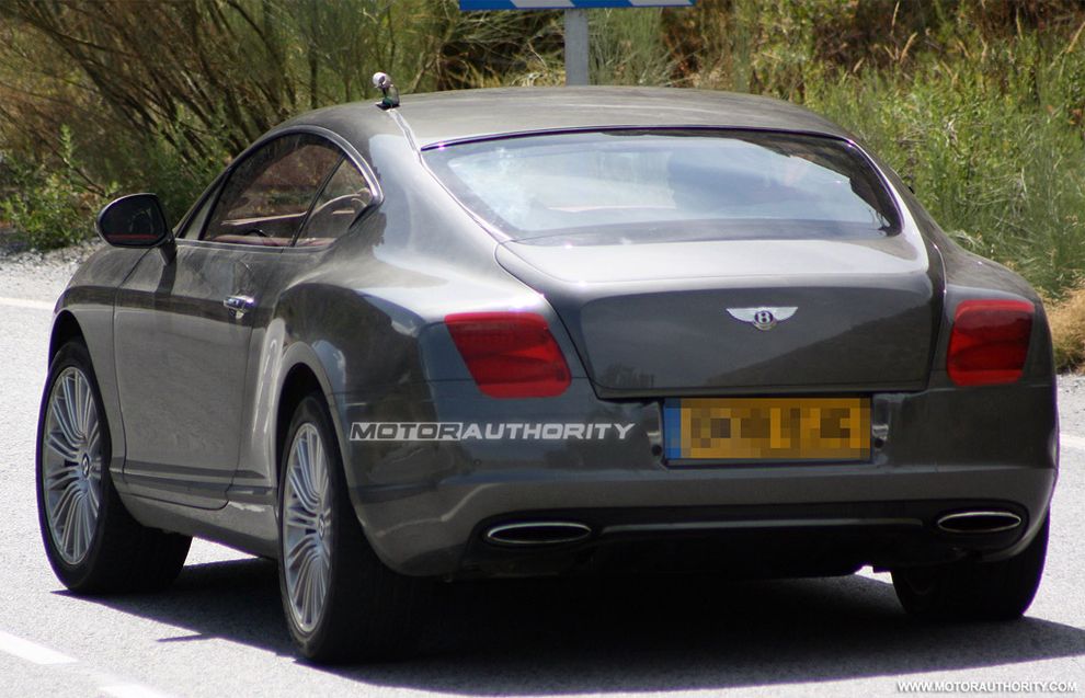 Nowy Bentley Continental GT po face liftingu - zdjcie szpiegowskie