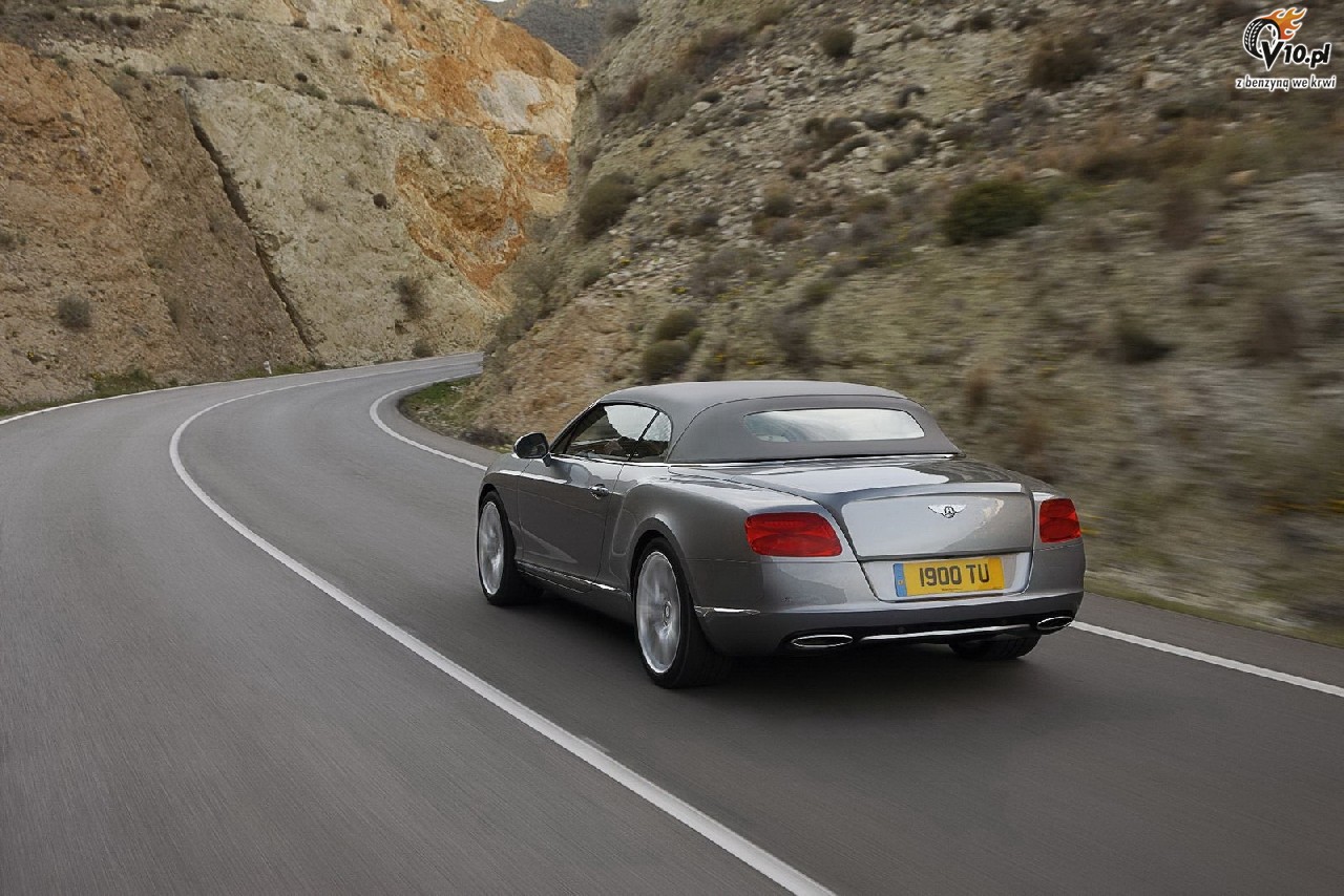 Bentley Continental GTC po liftingu