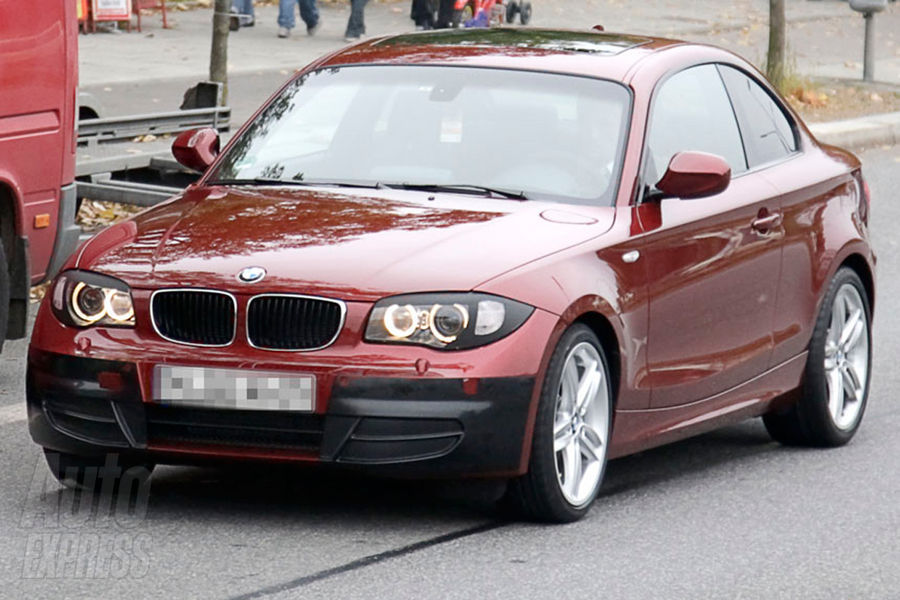 Nowe BMW serii 1 Coupe 2011 po face liftingu - zdjcie szpiegowskie